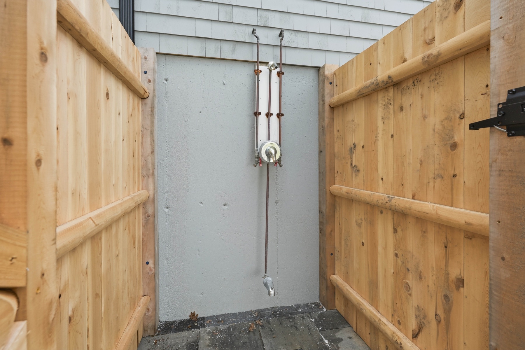 Private Cape Cod outdoor shower